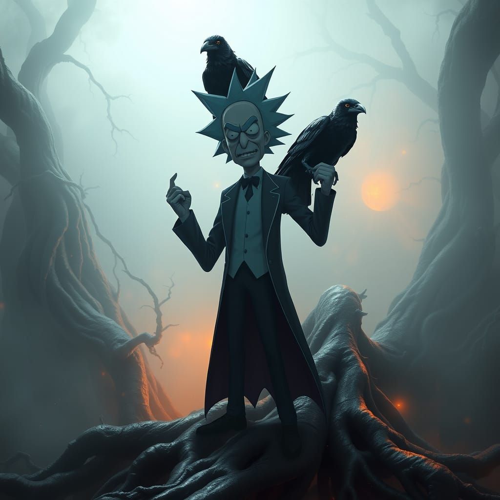 Rick Sanchez Triumphs in Dark Fantasy Realm