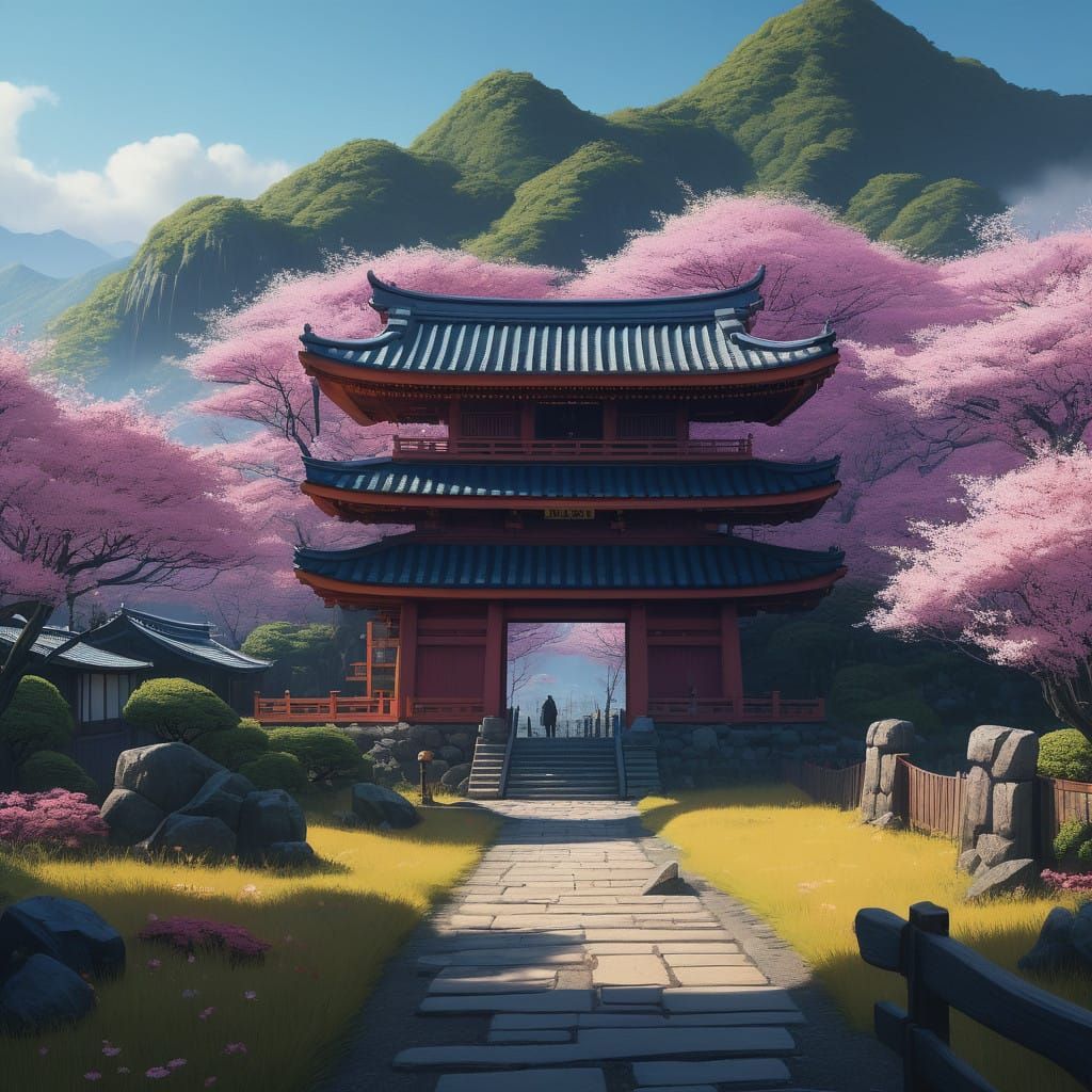 Whimsical Kyoto Village in Osaka, Japan