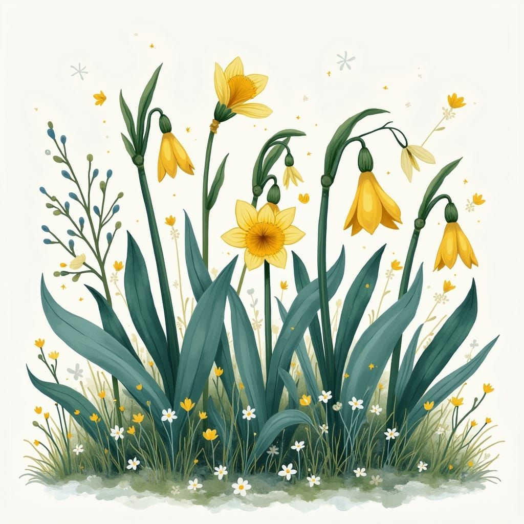 Vibrant Spring Florals in Hygge Style