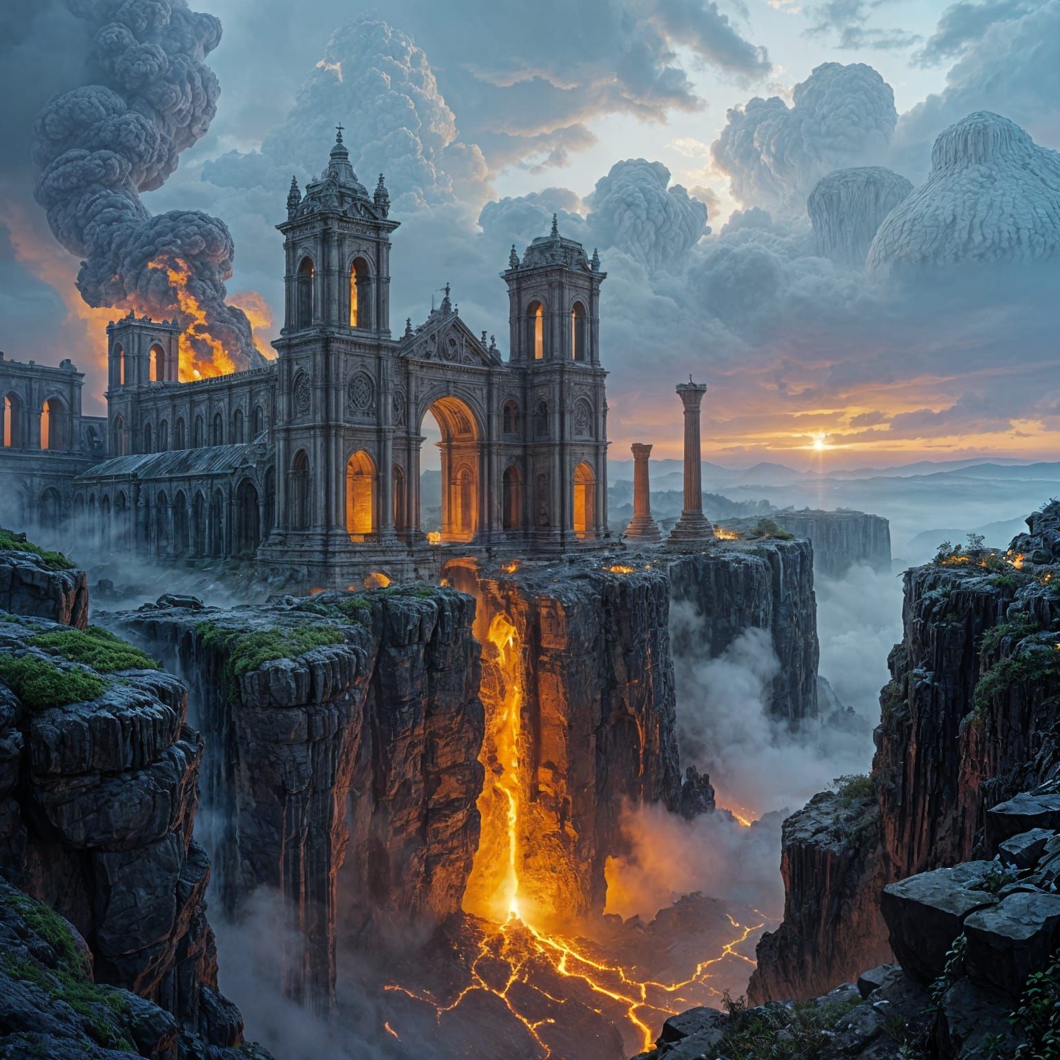 Volcanic Eruption Engulfs Ancient City