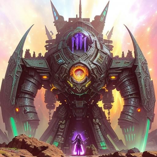 Githyanki Raid in Forgotten Realms: Comic Book Style