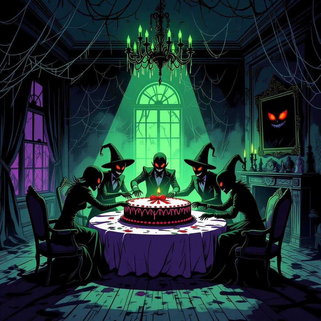 Gothic Horror Mansion Party: Macabre Birthday Game