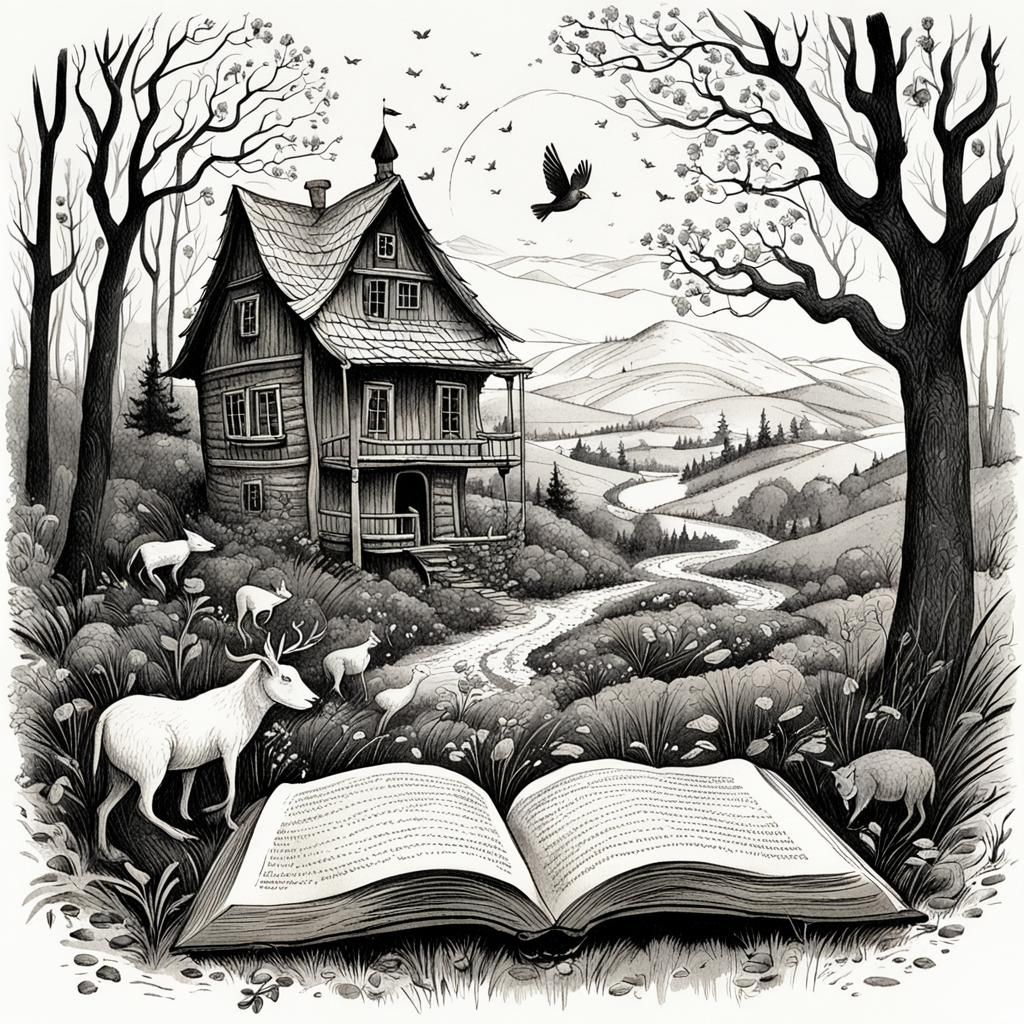 Whimsical Storybook Illustration