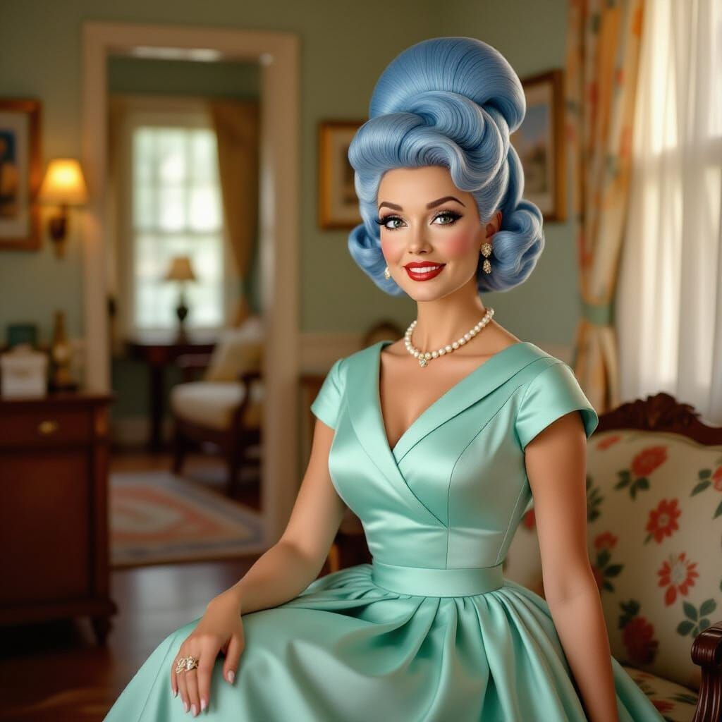 Marge Simpson as a 1950s Style Icon