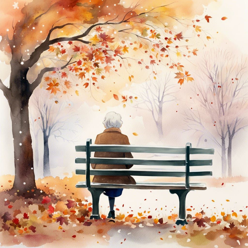 "When I no longer thrill to the first snow of the season, I'll know I'm growing old."