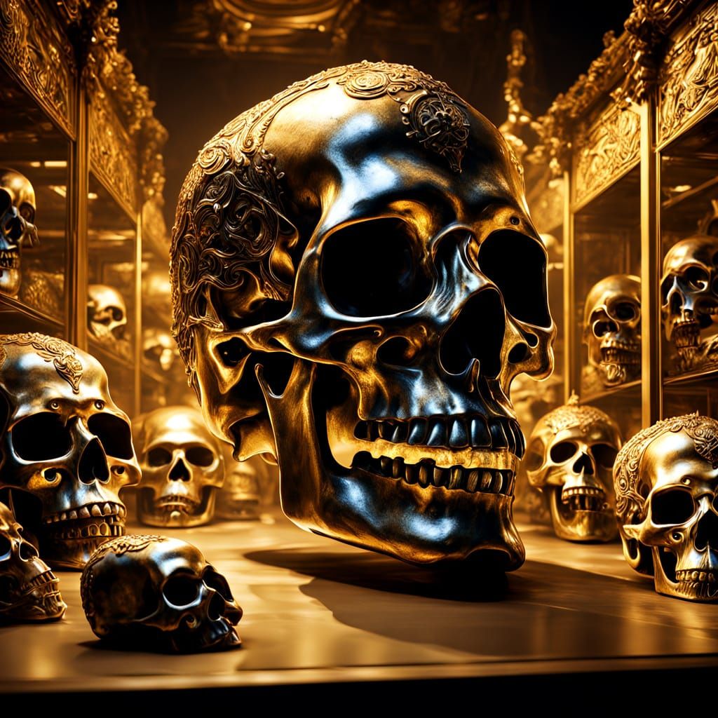 Skulls of the Divine on display for the mundane.