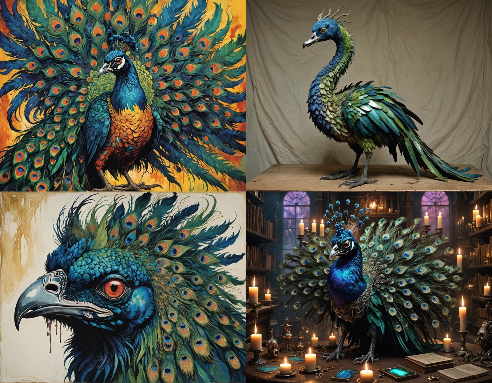 Disgusting Hybrid Horror, in Expressionist Style