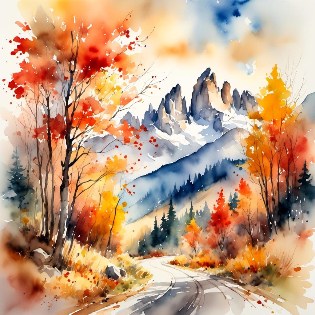 Fall in the Dolomites