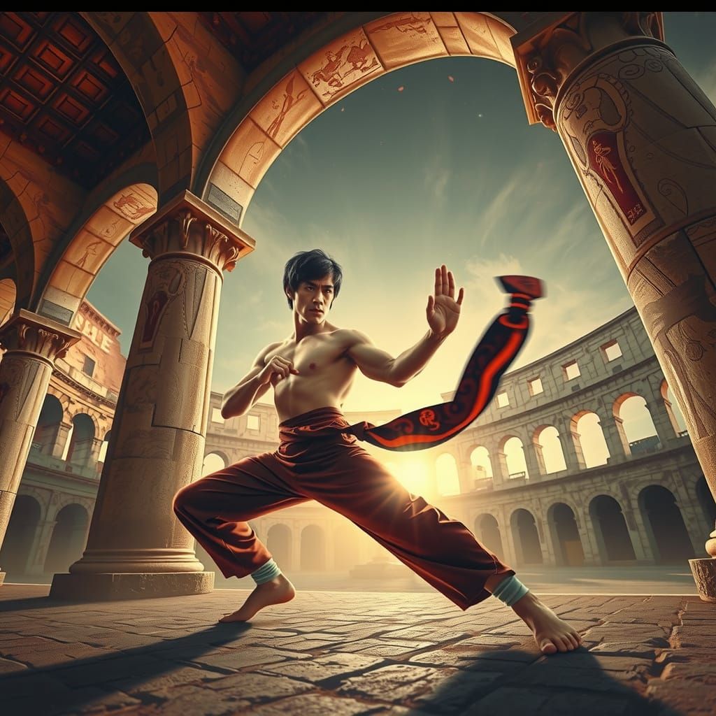 Martial Artist Embodies Bruce Lee's Spirit in Epic Kung Fu S...