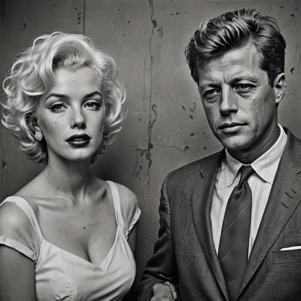 JFK and Marilyn: 1960s Counterculture Portrait