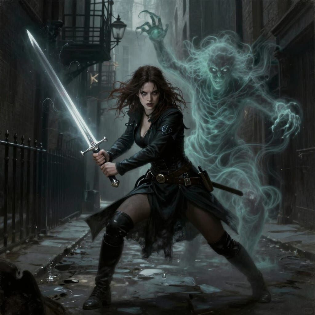 Ghost Hunter Ruby Stokes Battles Spectral Entity in London A...