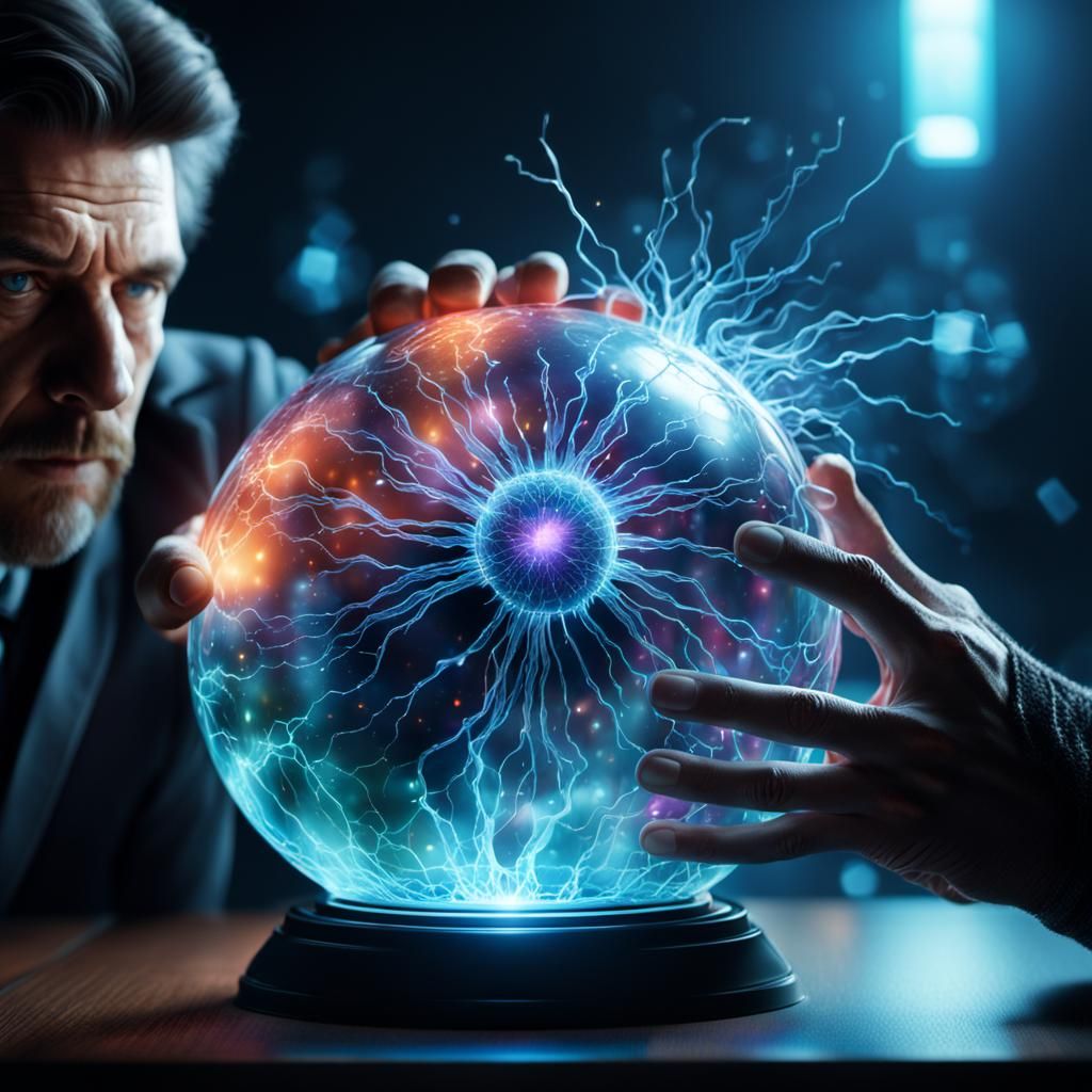 Epic Plasma Ball Experiment in Dark Room