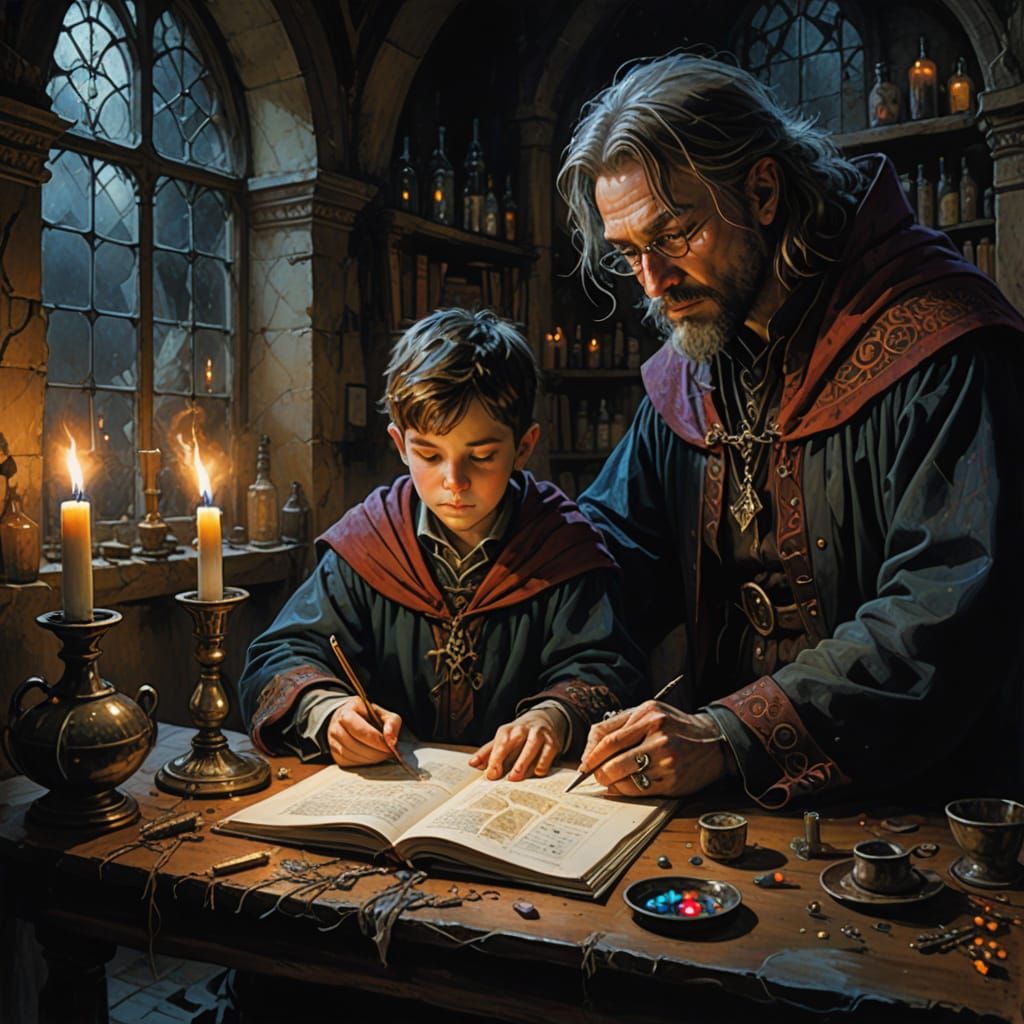 Dad sorcerer mode activated