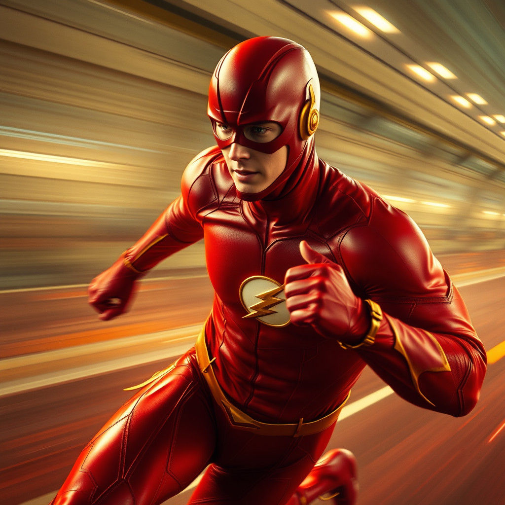 The Flash Sprints: Cinematic Film Still