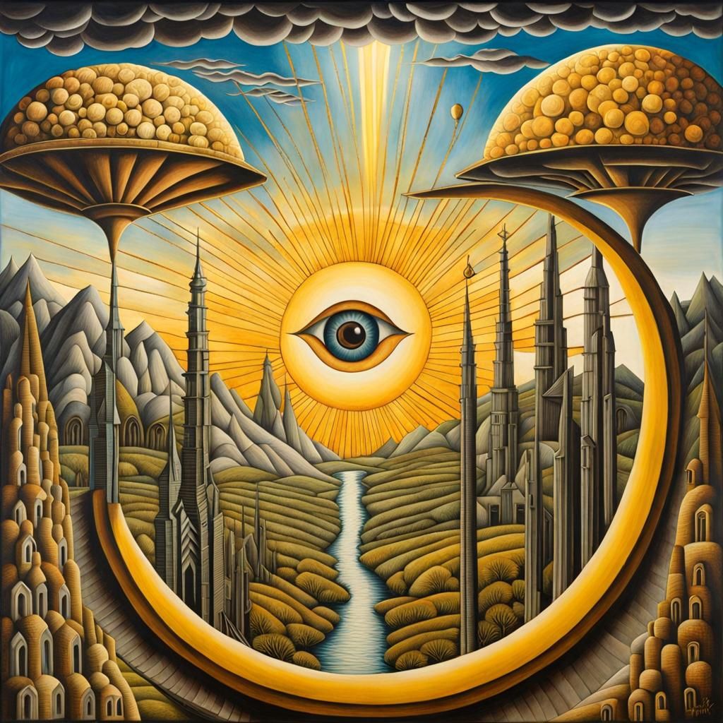 Surreal Eye in Sky, Fantastic Detailed View