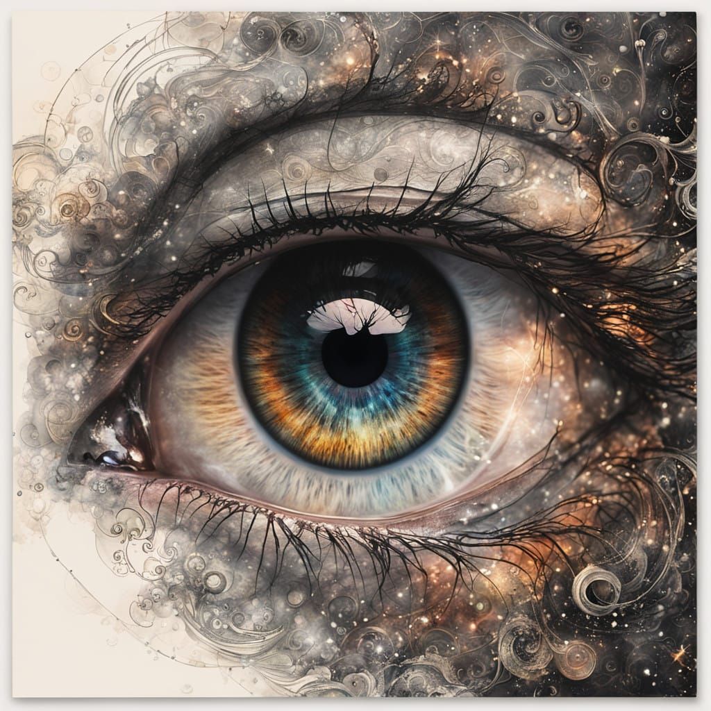 The Cosmic Eye: Serene Gateway to the Universe