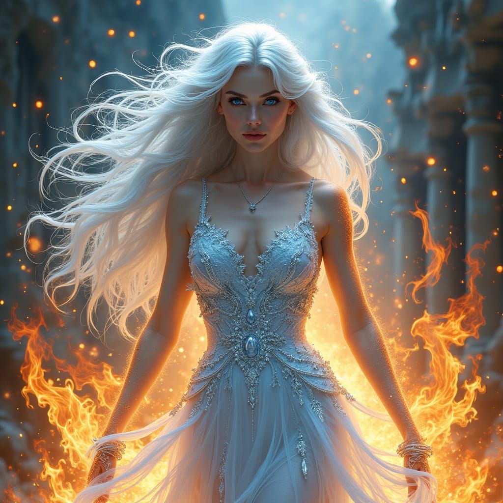 Regal Goddess of Frost and Inferno