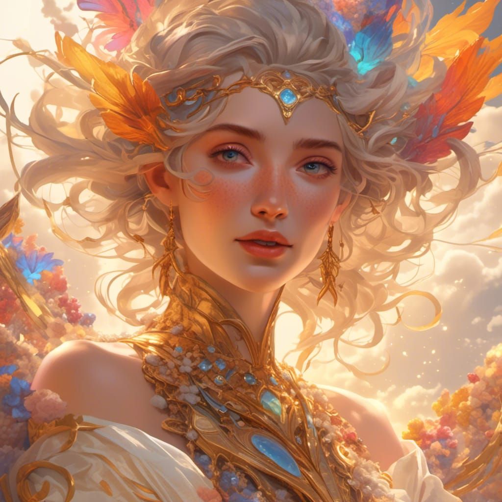 Hyperrealistic Portrait with Dynamic Lighting in 8k