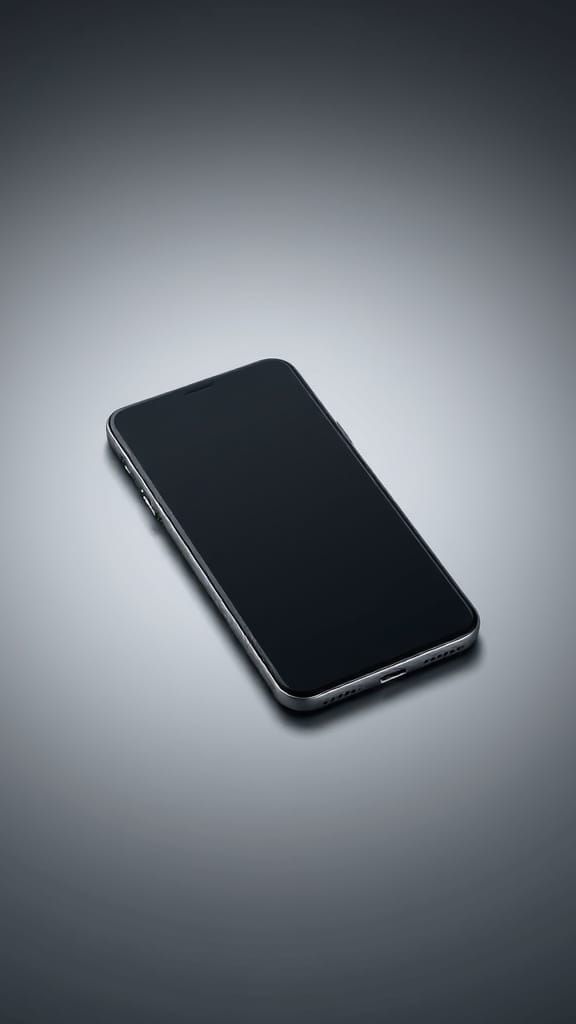Sleek Smartphone Product Photo in Ultra-Realistic Style