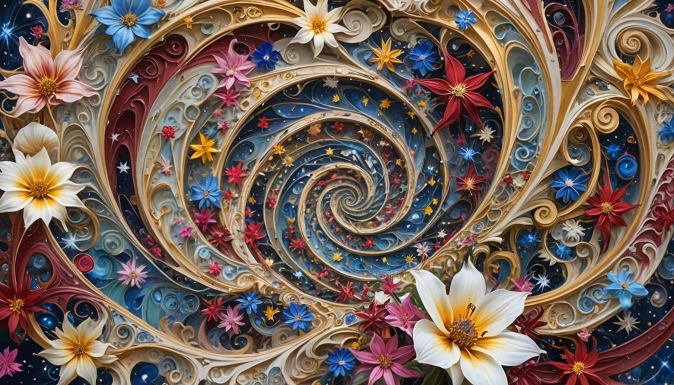 Étude sur le mouvement... avec des fleurs