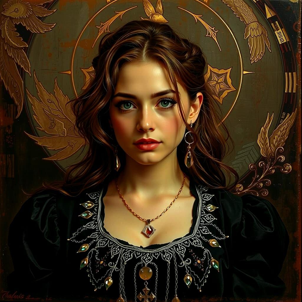 Etcher's Etched Sketch of an Artist's Work