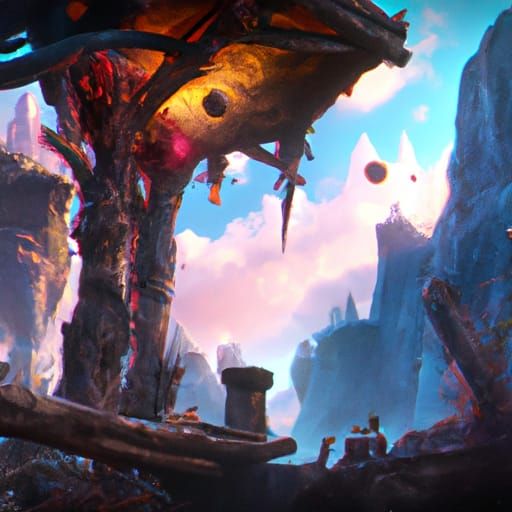 Fantastical Concept Art in Deep Color, 8K