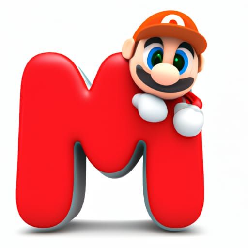 AI Generated Image of Mario