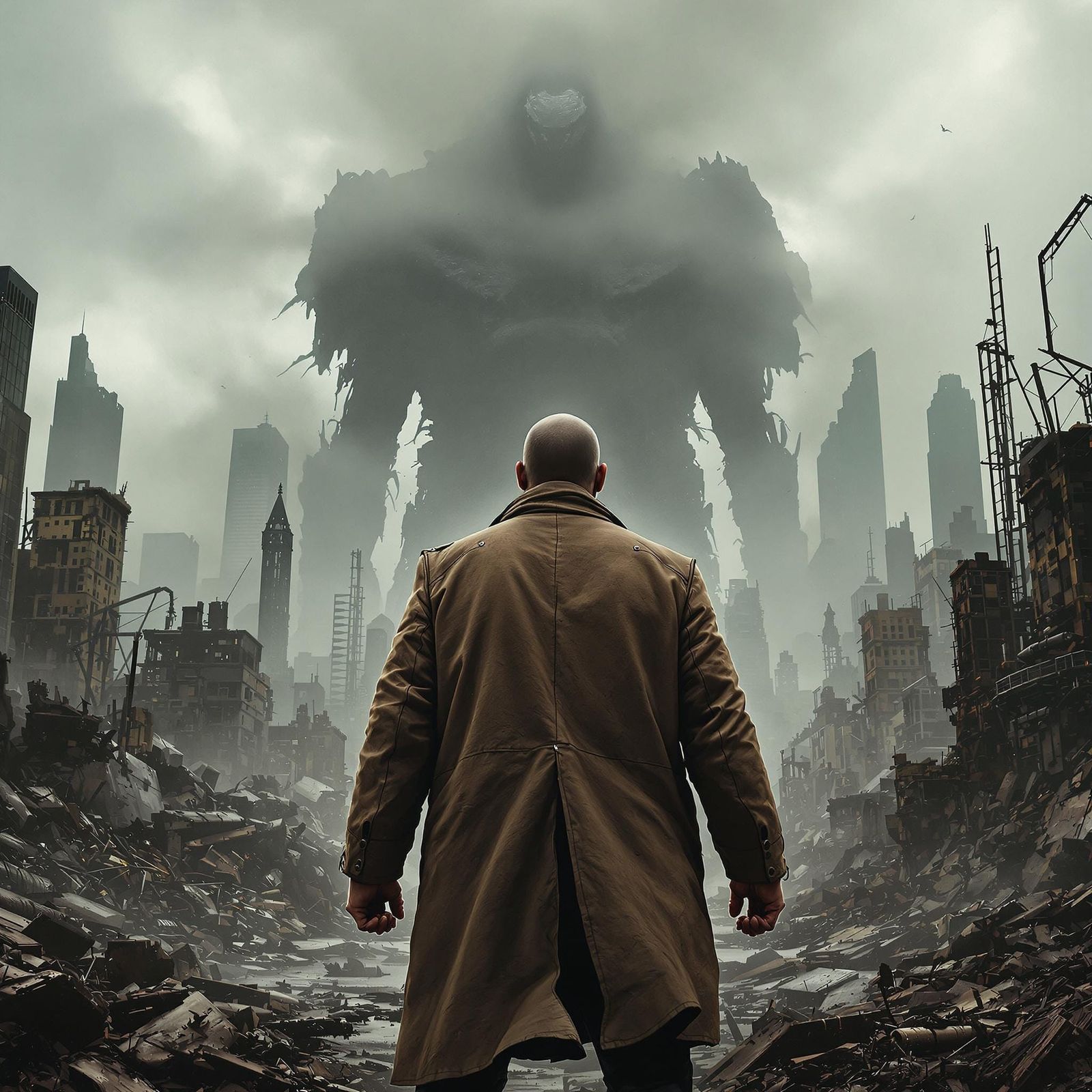 Cyberpunk Hero Confronts Oppression in Dystopian Cityscape