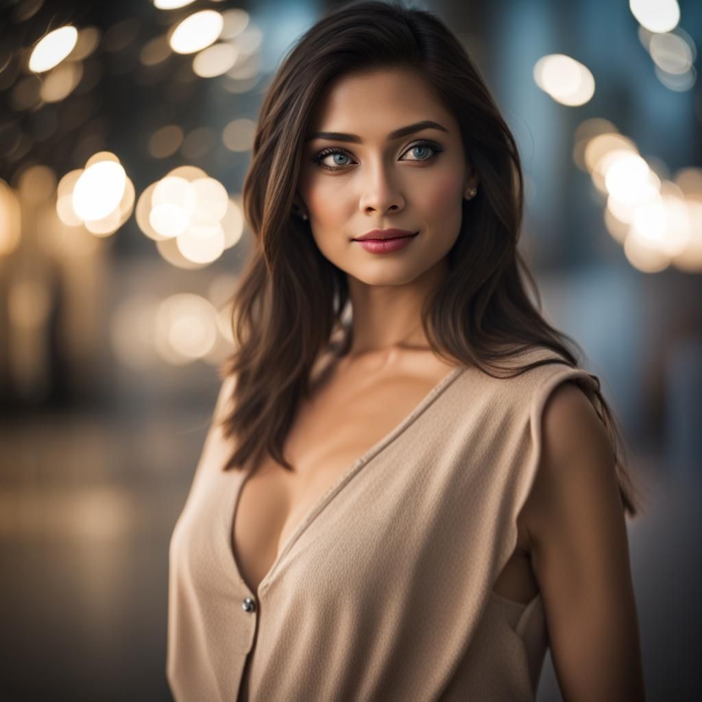 Actress Portrait in Professional Photography Style