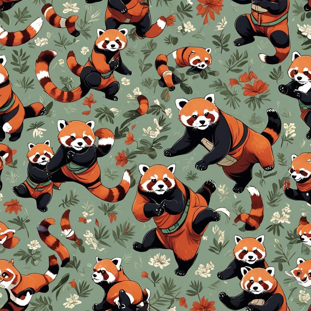 Kung Fu Red Panda