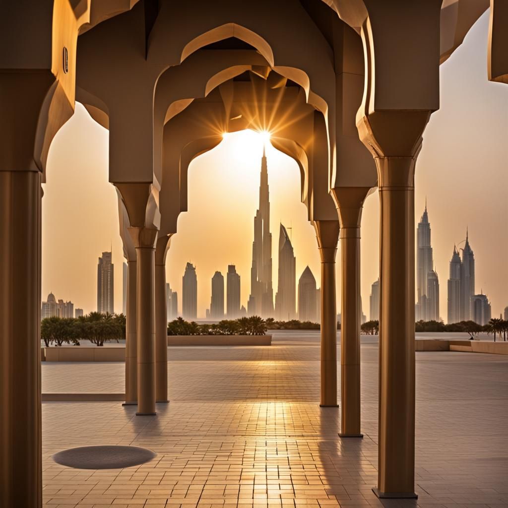 Dubai Skyline: Professional Photography with Bokeh
