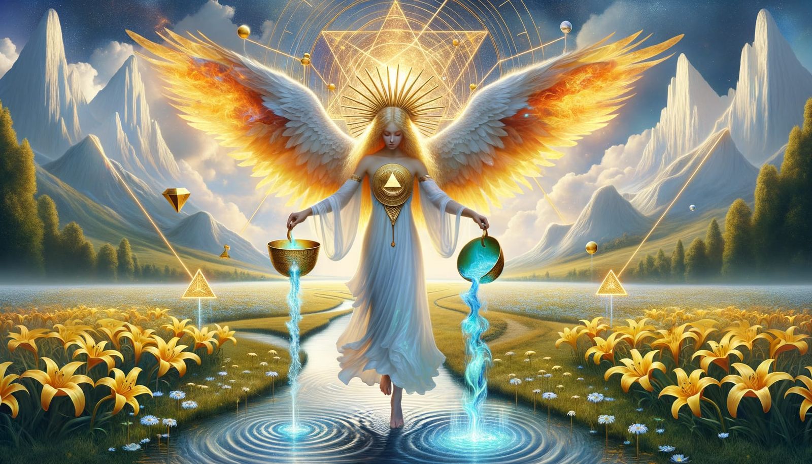 14, Temperance, Tarot