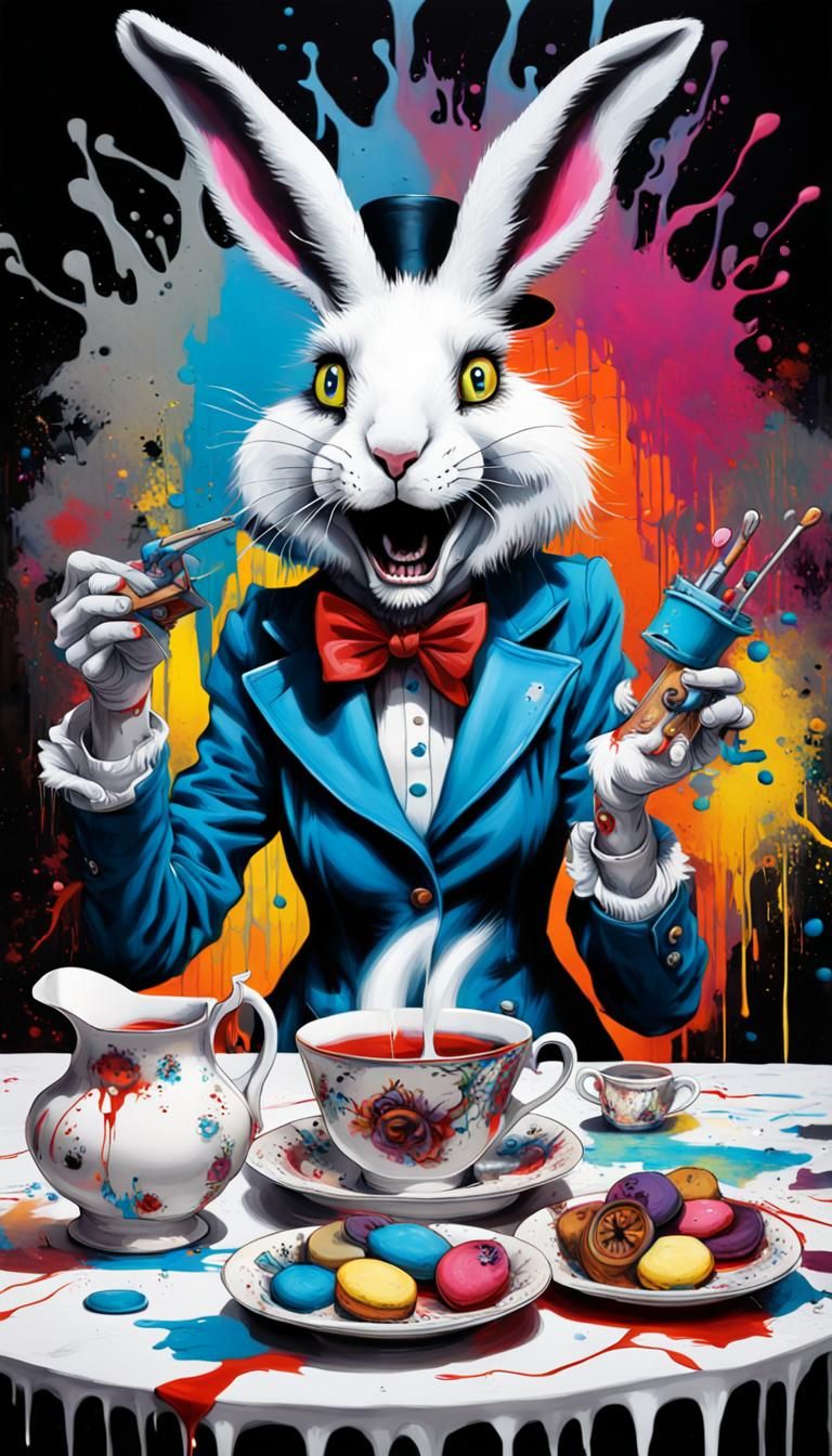 Alice's Dark Side: Mad Hatter Tea Party Chaos