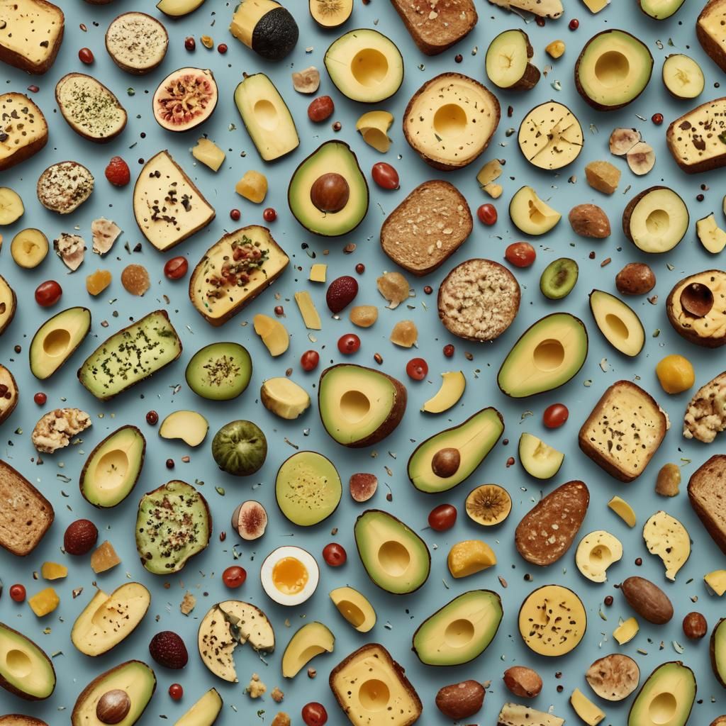 Surreal Image of Fat Eating Fat