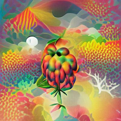 Abstract Colorful Swirling Vortex