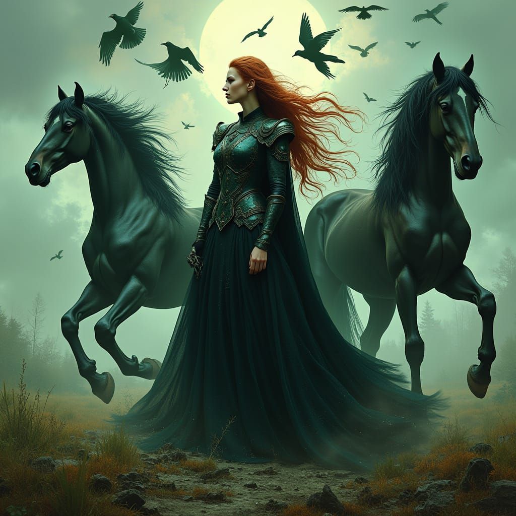 The Morrighan Goddess Unveiled: Triune Essence of War and Ch...