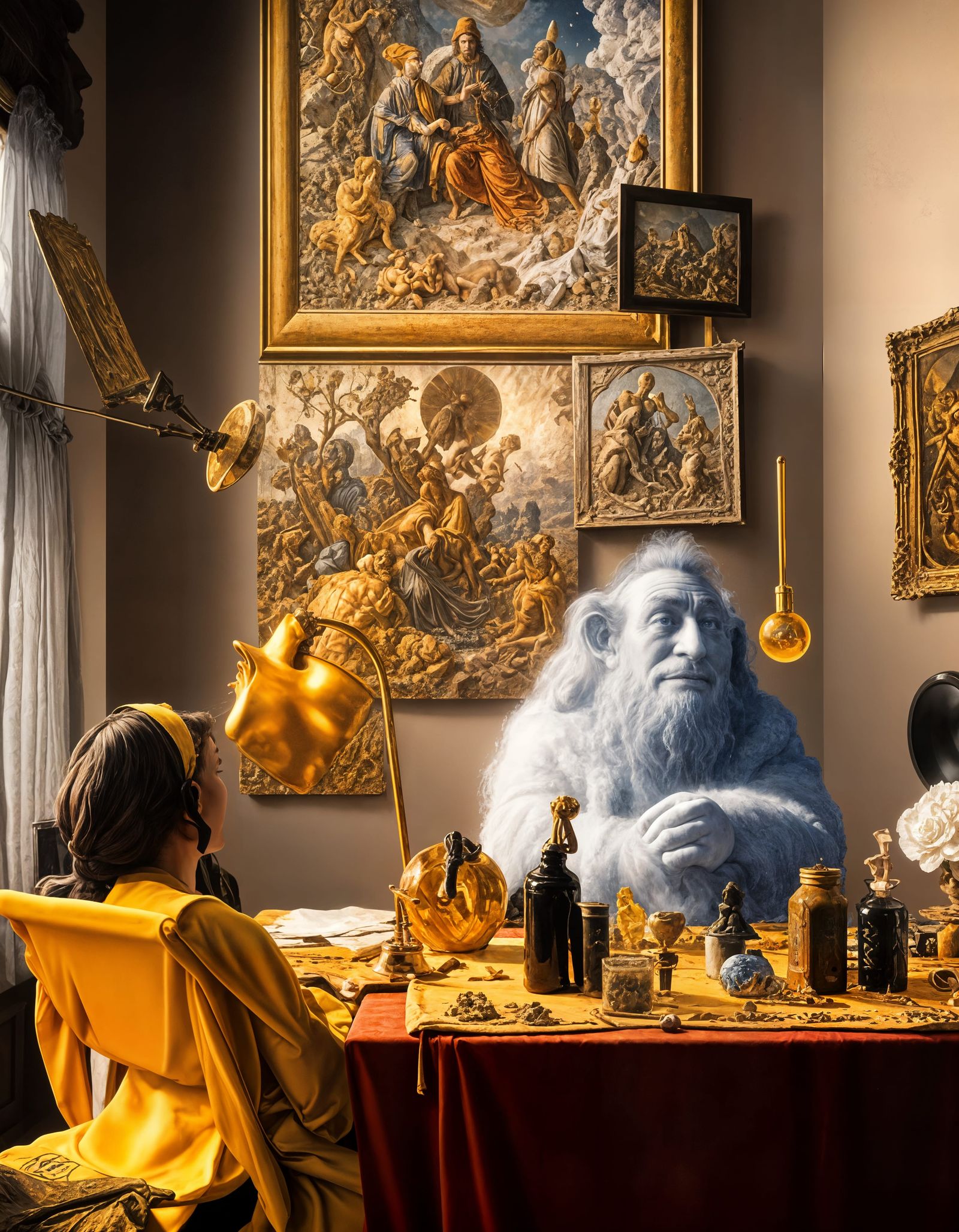 Mr. Warmandfuzzy is this Artist's Agent - lucky her