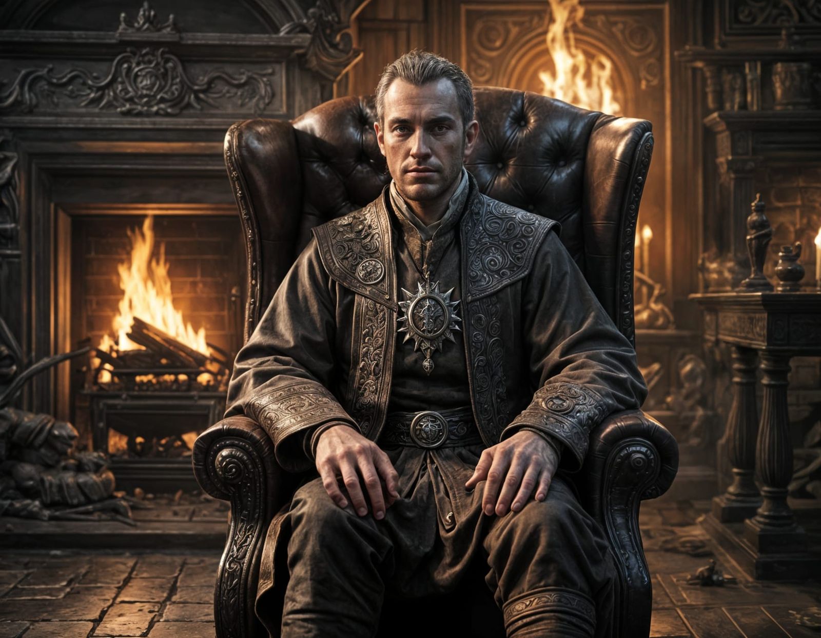 Noble Man's Shadow Reveals a Monster, Dark Fantasy