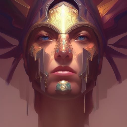 Sword of Creation: Hyperdetailed Fantasy Portrait