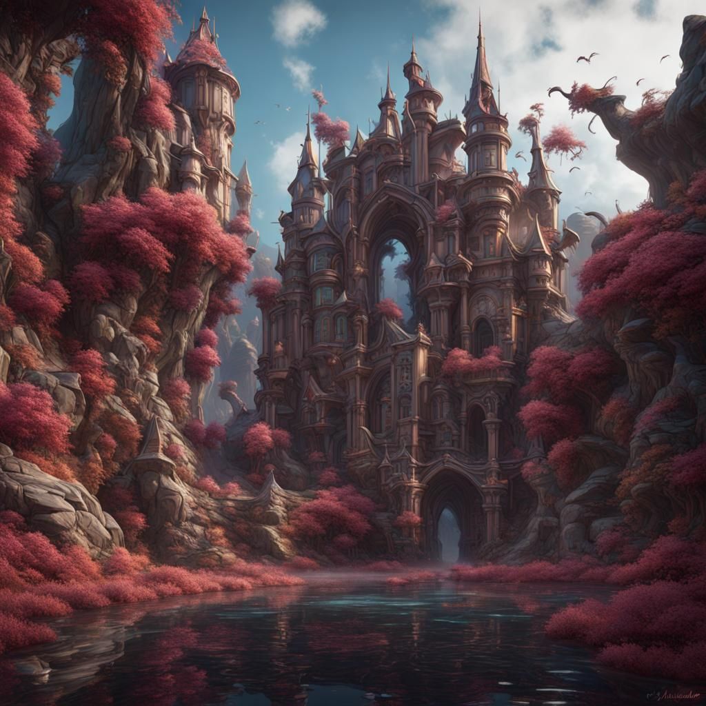 Fantastical Gum Concept Art in Deep Color