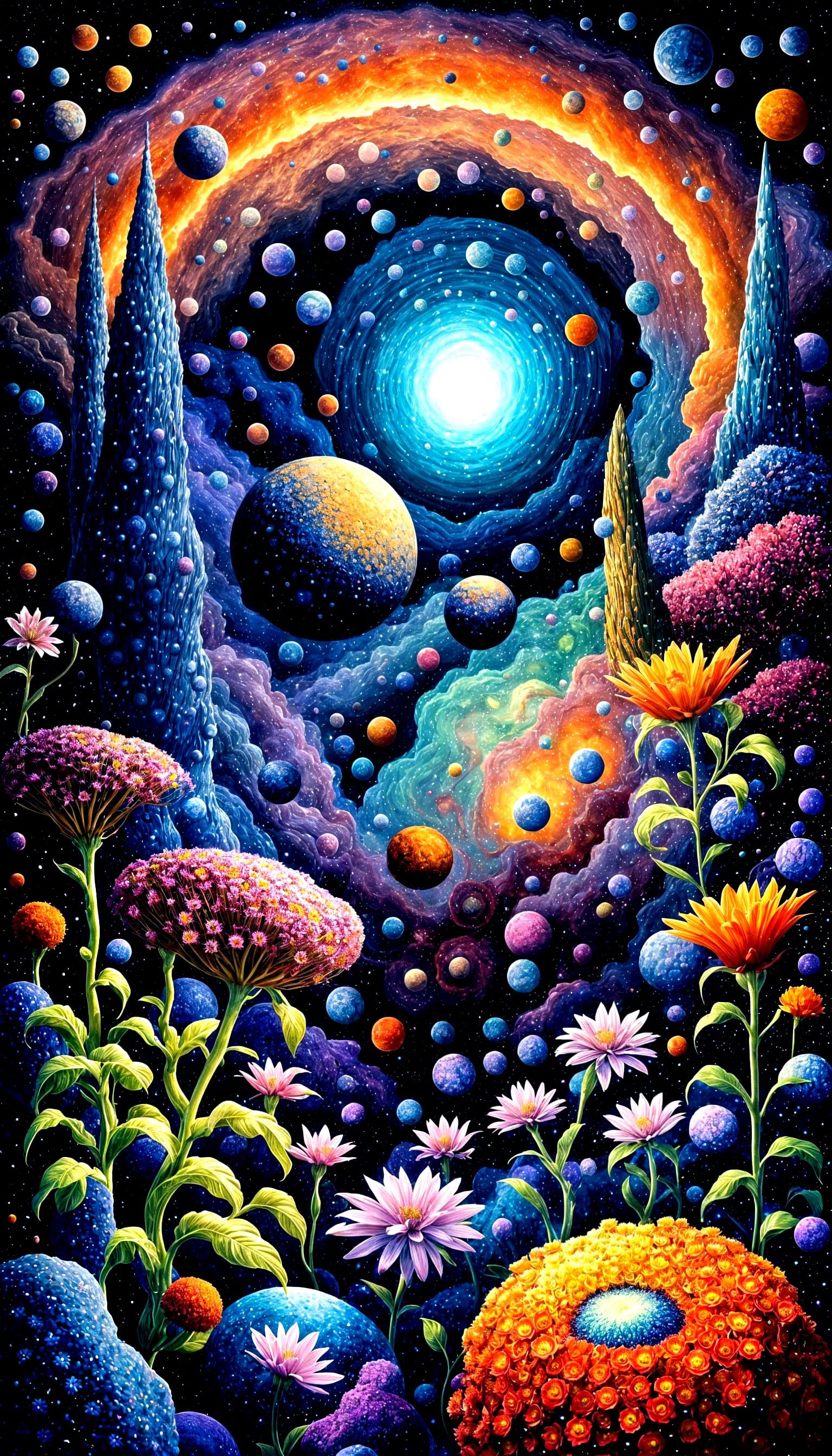 "Surreal Cosmic Garden"
