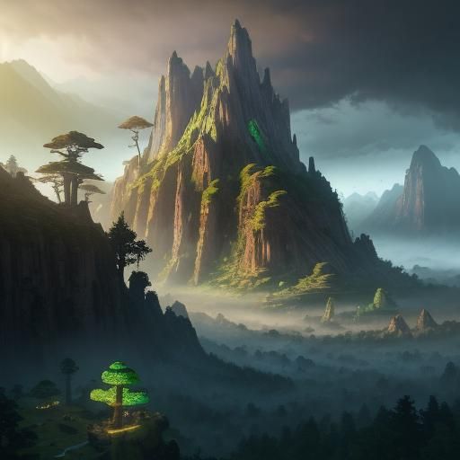 Lush Minecraft World Concept Art in Unreal Engine