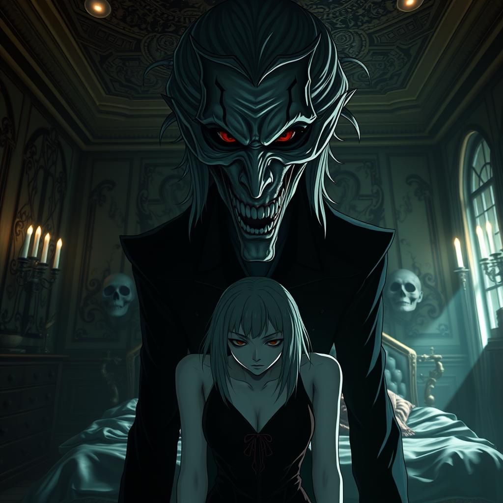 Doom Witnessed: A Photorealistic Horror Photograph