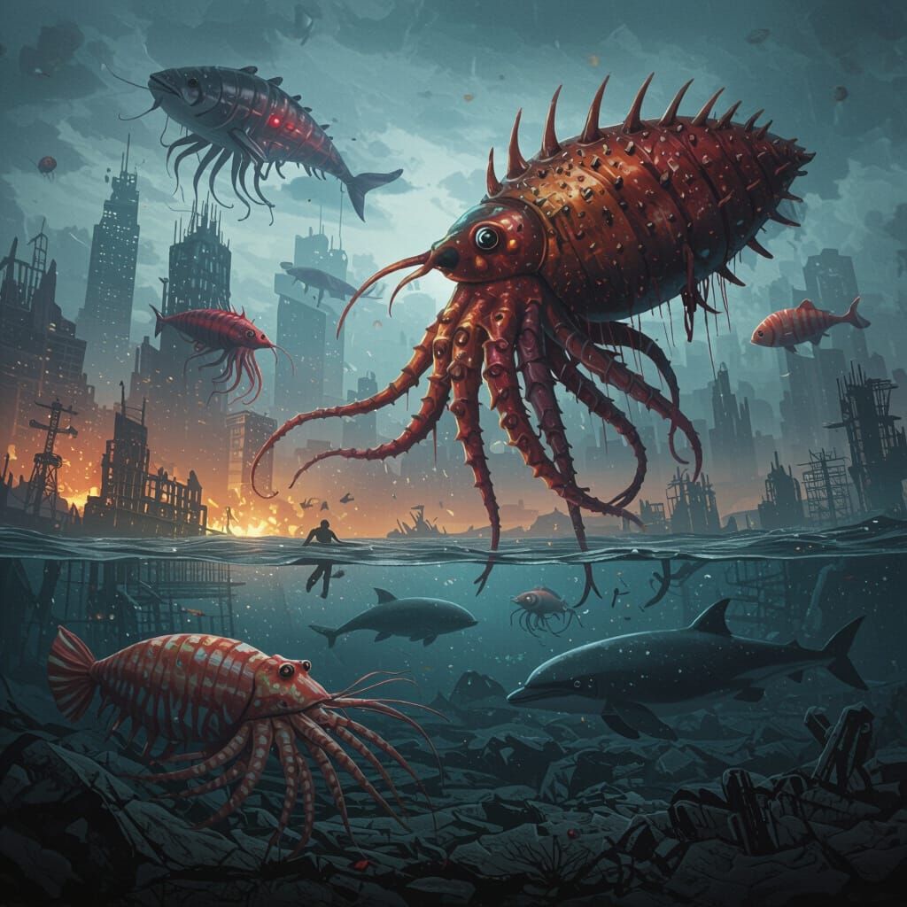 Apocalyptic Ocean Creatures Unleashed