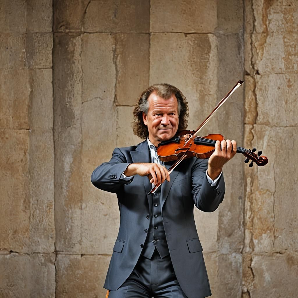 Andre Rieu Portrait with Orchestra, Professional Photography
