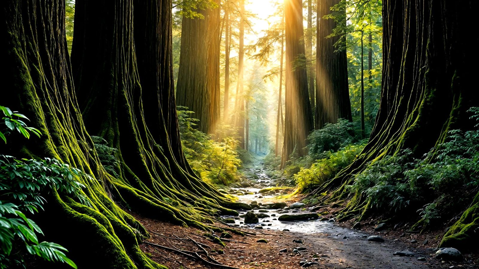 Redwood forest peace