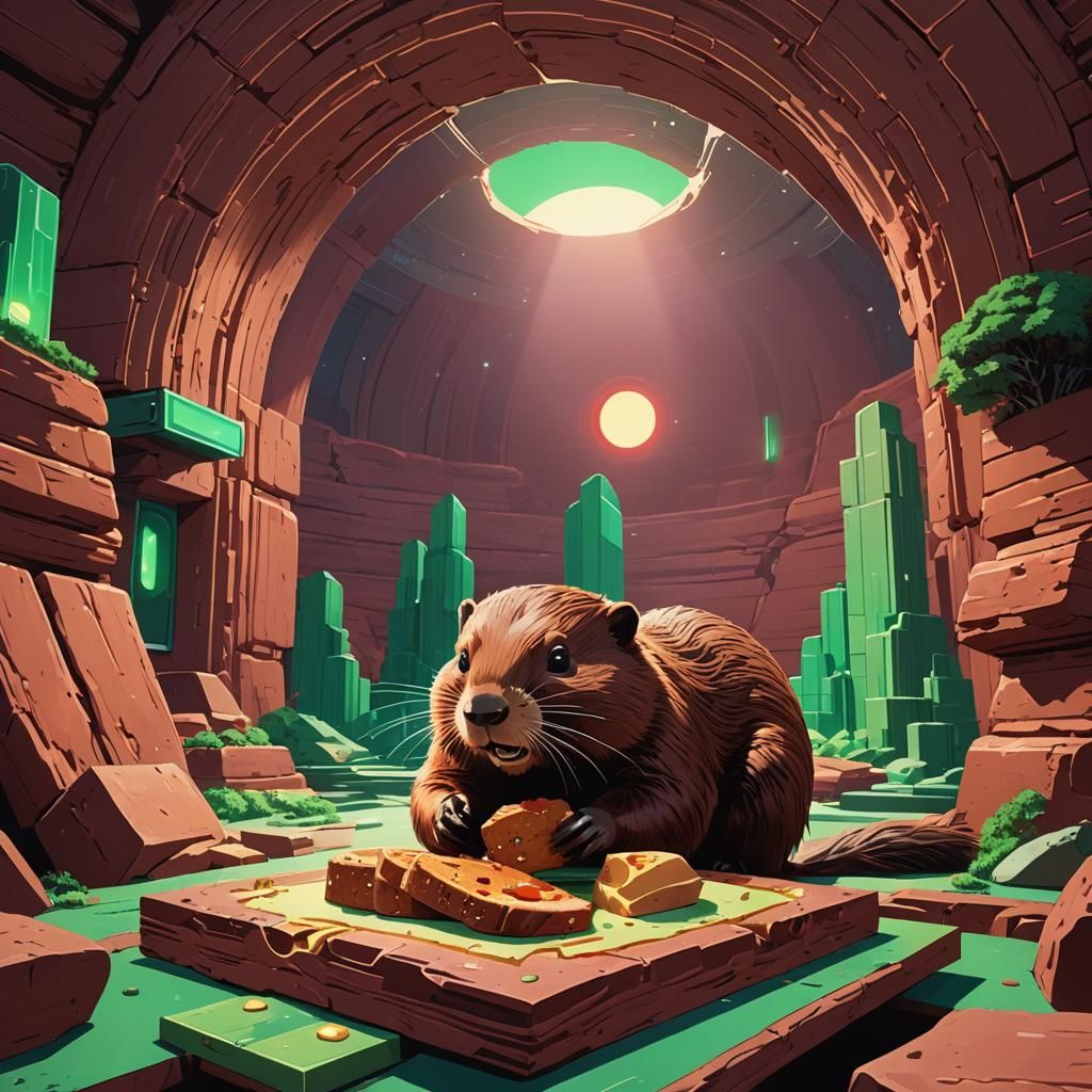 Beaver Eats Bread by Dimensional Portal, Manga Scan