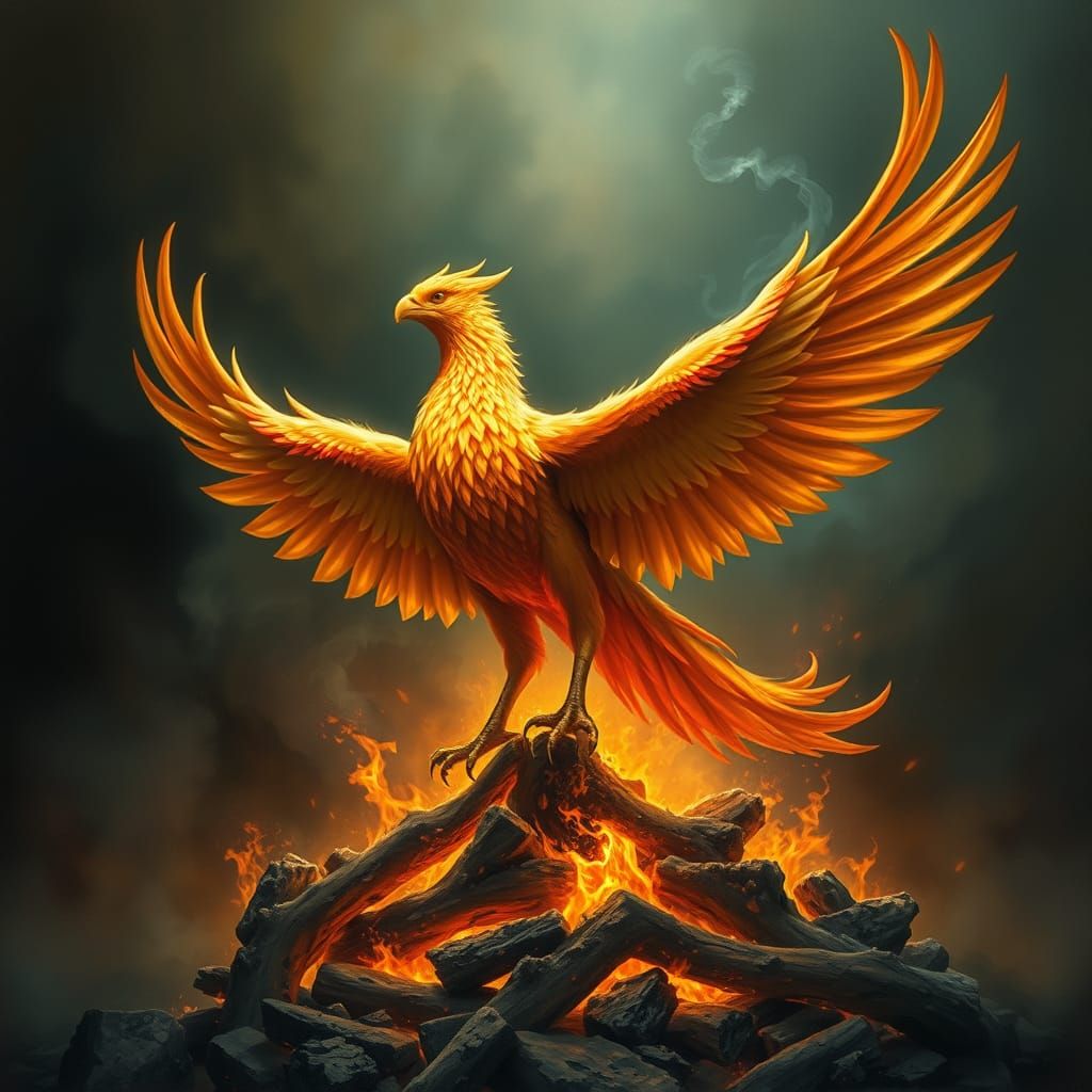 Phoenix Rises in Fiery Glory