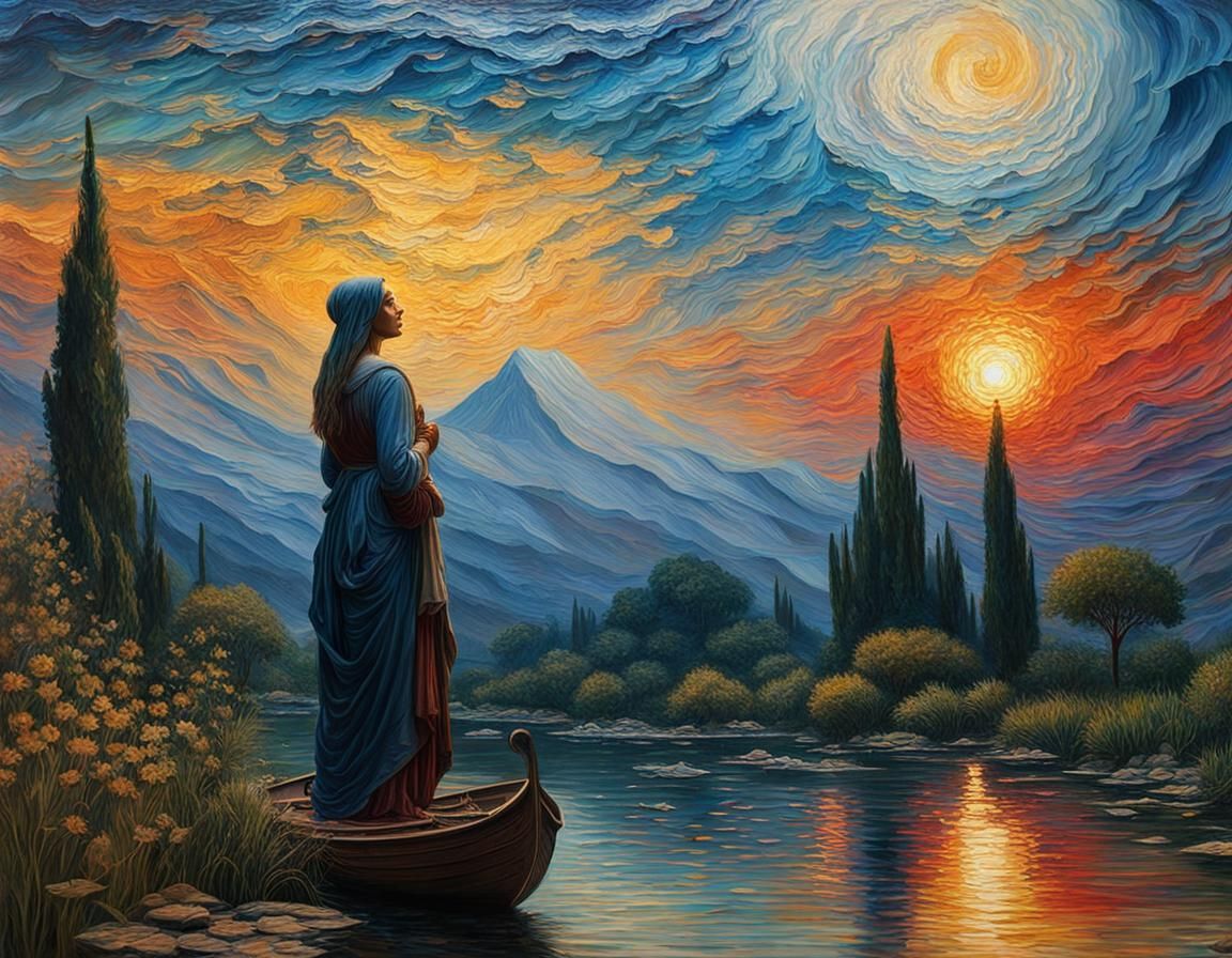 Night watch o'er the river...