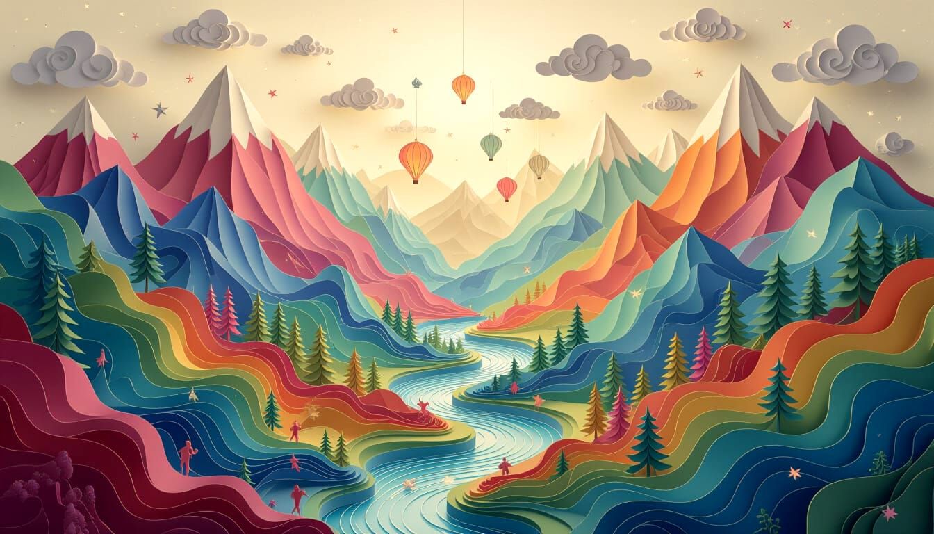 Enchanting Paper Universe With Origami Creatures